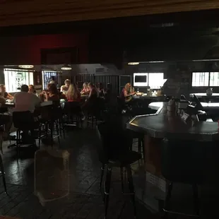 From inside the men's bathroom!