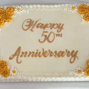 a 50th cake