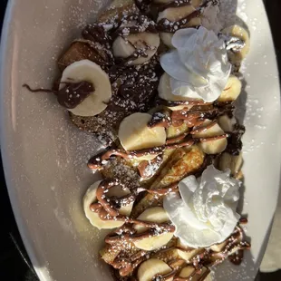 Nutella banana crepes