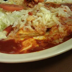 Enchiladas plate