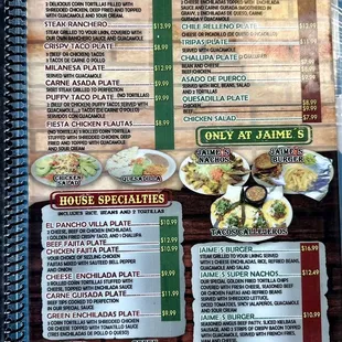Menu.