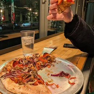 pizza, food