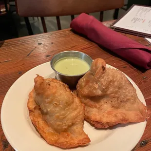 Meat samosas
