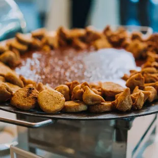 a platter of food