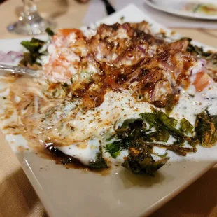 a plate of food