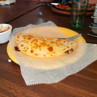 Beef quesadilla