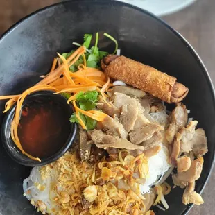 Southern Style Noodles ($12.99) is similar to Vietnamese Vermicilli noodles with finer noodles and a large Chinese style egg roll.
