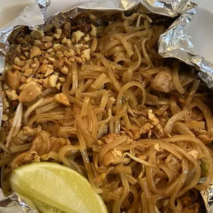 Chicken and Pork Pad Thai
