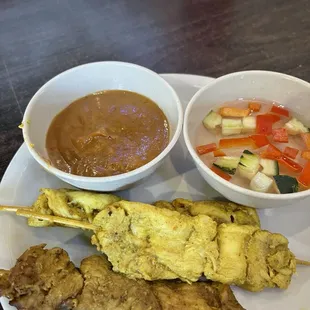 A7. Chicken Satay wasn&apos;t very good