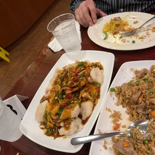 Ginger fish.  It's a little spicy, but oh so good....