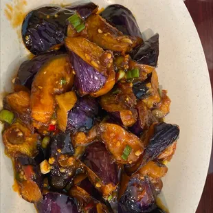 S15. Eggplant with Garlic Sauce  Tasty!