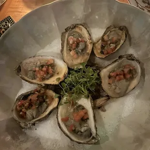 Torched Oysters