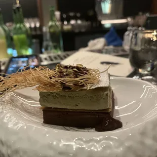 Chocolate pistachio cake