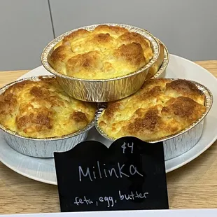 a variety of baked goods