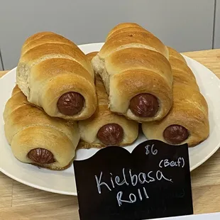hot dogs wrapped in dough