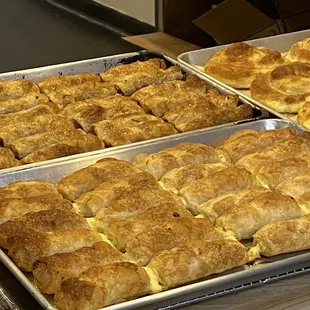 a variety of baked goods