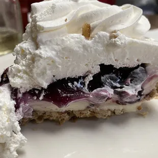 Blueberry cream cheese pie