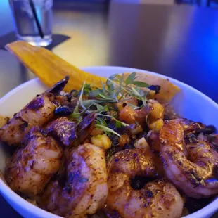 Caribbean Shrimp and Black Bean bowl ...