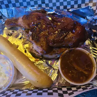 Smoked chicken, so tasty.