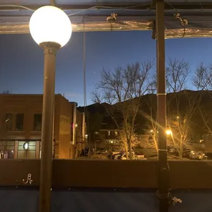 Our view from the patio