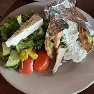 Grilled Chicken Gyro