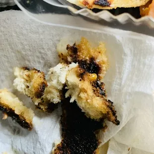 Vegetarian sub. Roll was burnt, had to remove most. Can&apos;t eat burnt foods. Sandwich has potential to be awesome but it was not good.