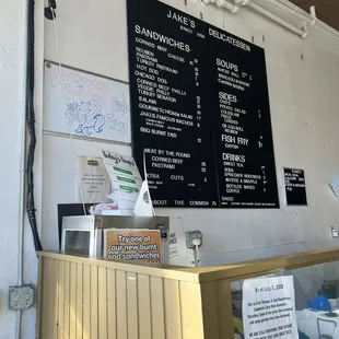 Updated current menu