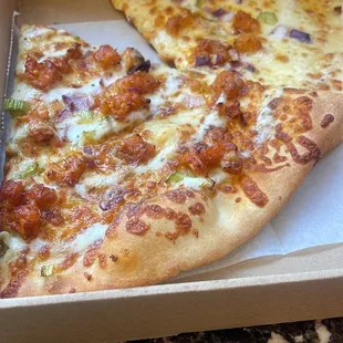 Buffalo Chicken and Ranch (blue cheese)