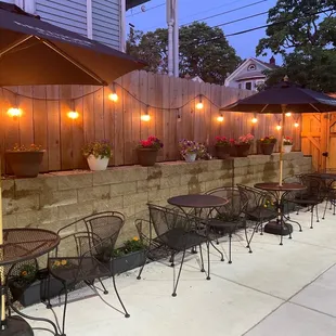 Beautiful outdoor patio.