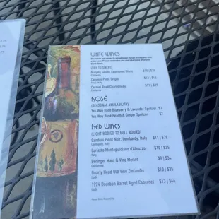 Drink Menu