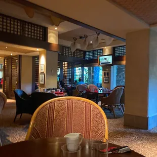 a view of the dining room