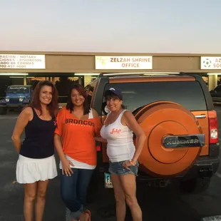 Winning swag and hanging out with the fantastic bar staff at Jake's!