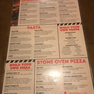 Menu side 2