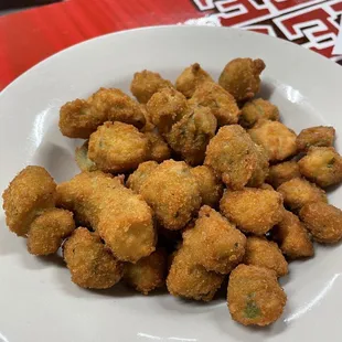 Fried okra