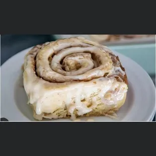 These fluffy, gooey rolls are filled with a delicious cinnamon and topped with a creamy icing. They're so good.