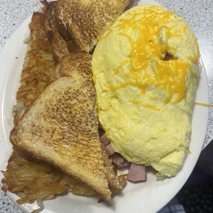 Ham &amp; Cheese omelette