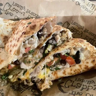 Beachy Crab Quesadilla U