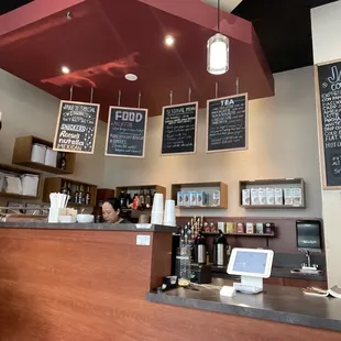 menus on the wall