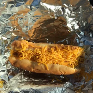 Famous Chili Cheese Coney $2.50