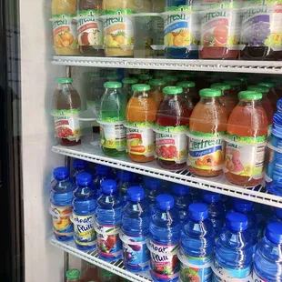 Cold drink cabinets.