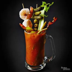 Try our new bloody mary bar with your brunch this weekend
