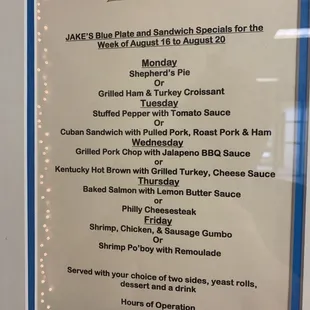 Specials