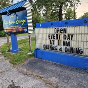 outside
