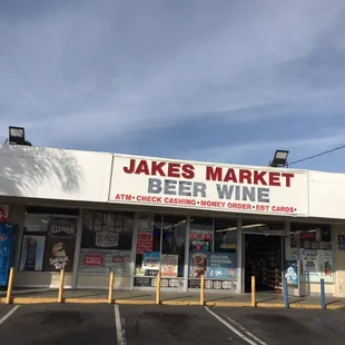 the front of the store