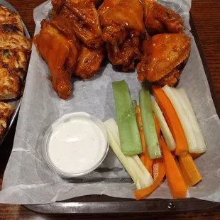 Loved the bone in wings!