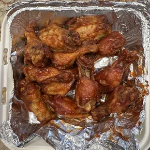 Bbq wings- a few missing!