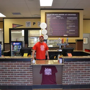 Place your order at the counter.