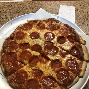 Pepperoni pizza