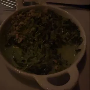 Creamed Spinach was the only thing my husband wasn't a fan of...I thought it was pretty good