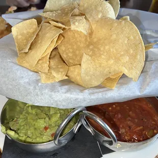 9&apos;22 - chips, salsa and guacamole.  Ok